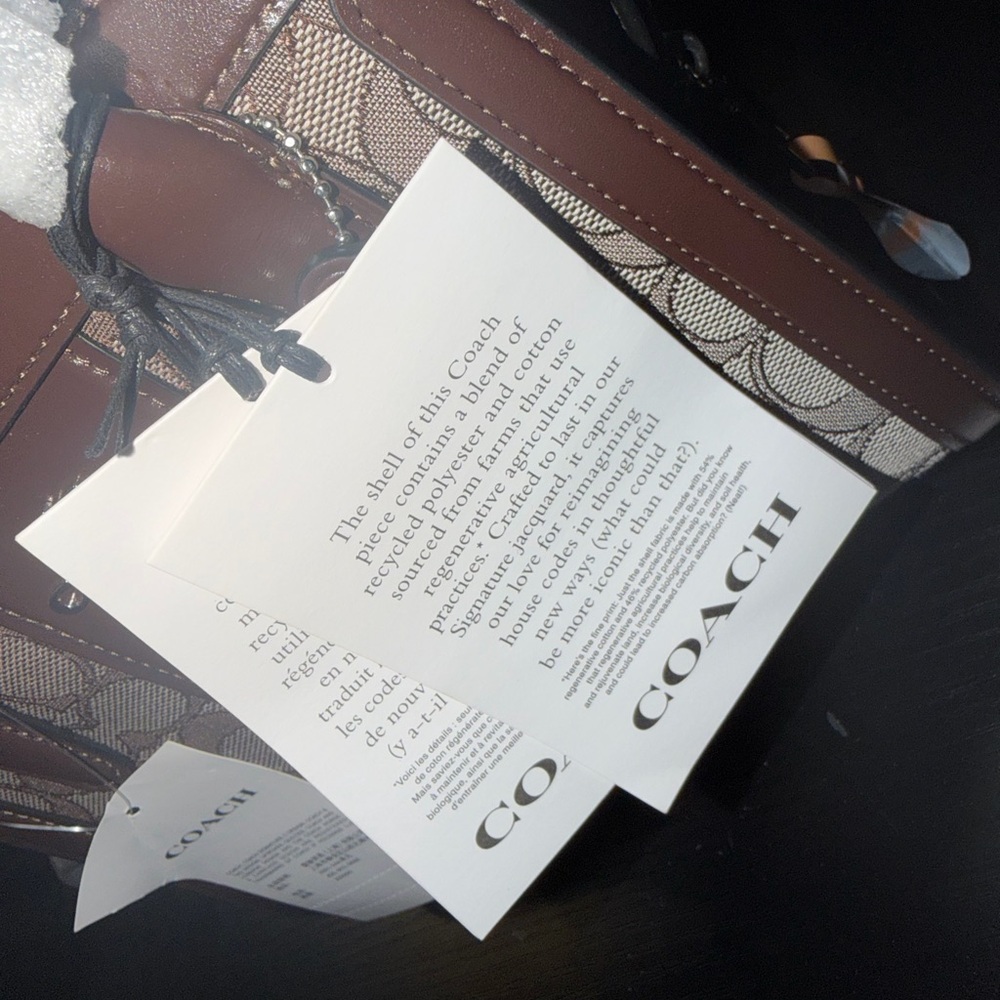 Coach Andrea Carryall bag in signature jacquard - Picture 5 of 10